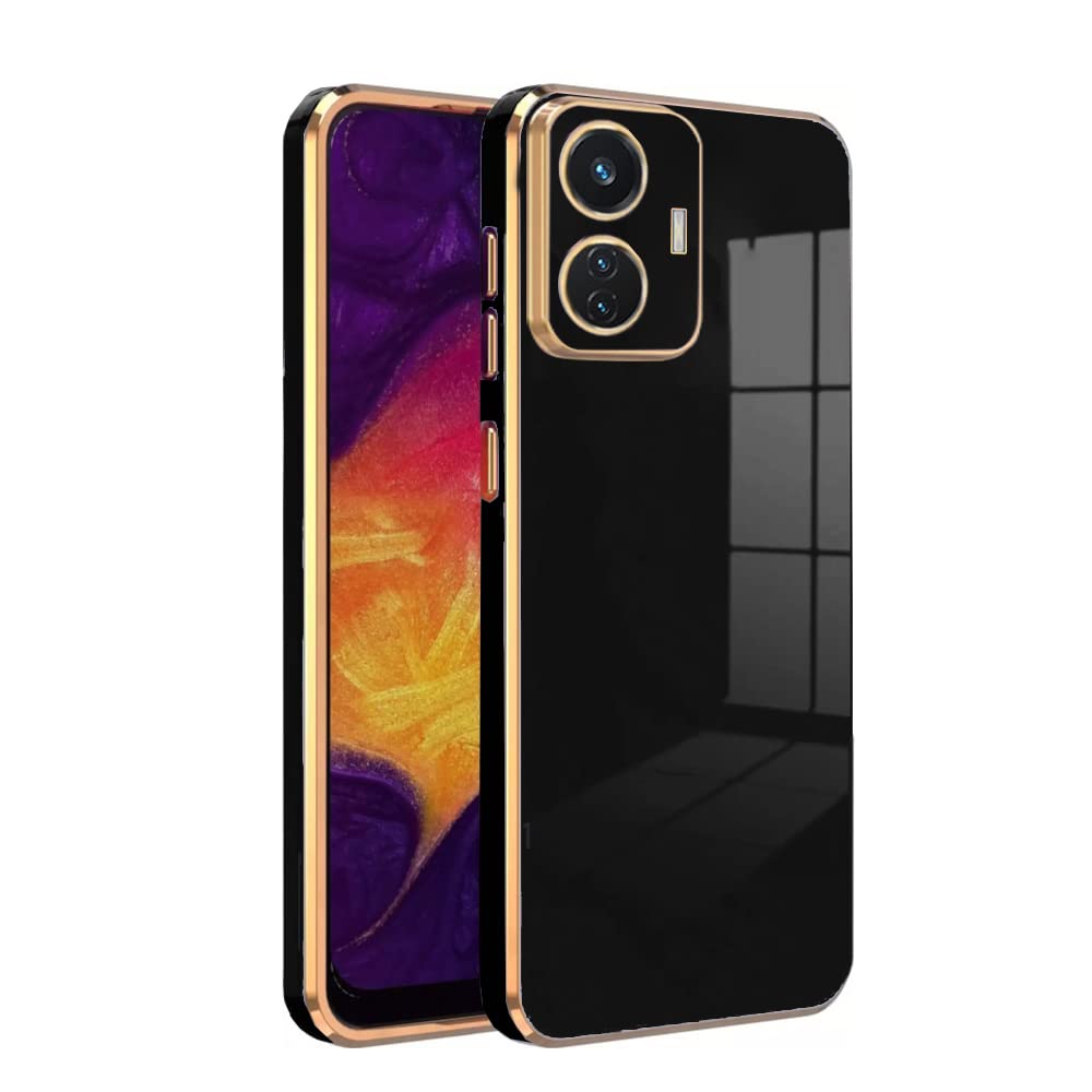 Premium 6D Chrome Back  Case  for Vivo S15e |Slim & Stylish Case with Raised Lips & Camera Protection