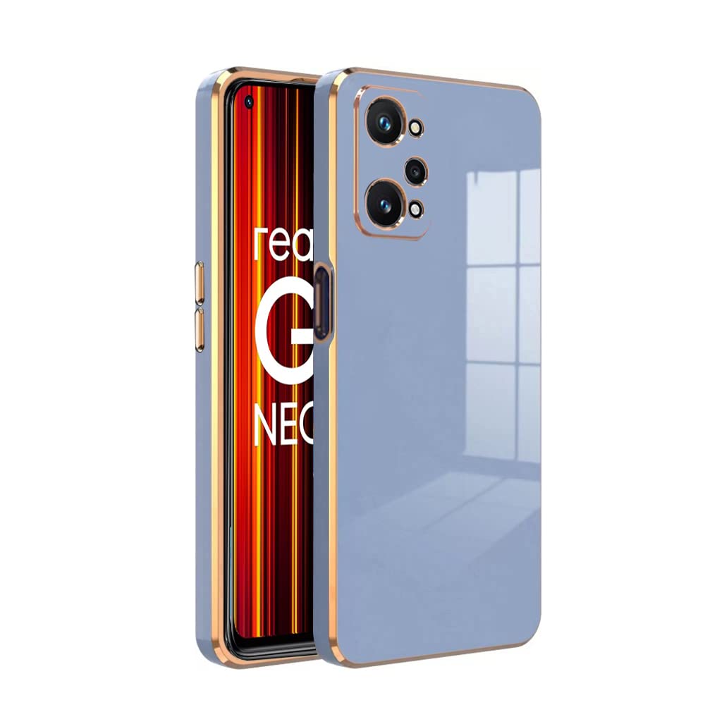 Premium 6D Chrome Back  Case  for Realme GT NEO 3T |Slim & Stylish Case with Raised Lips & Camera Protection