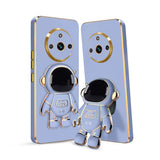 3D Astronaut Case for Folding Stand Back Case For  Realme 11 Pro 5G| SOFT TPU Electropated Stand