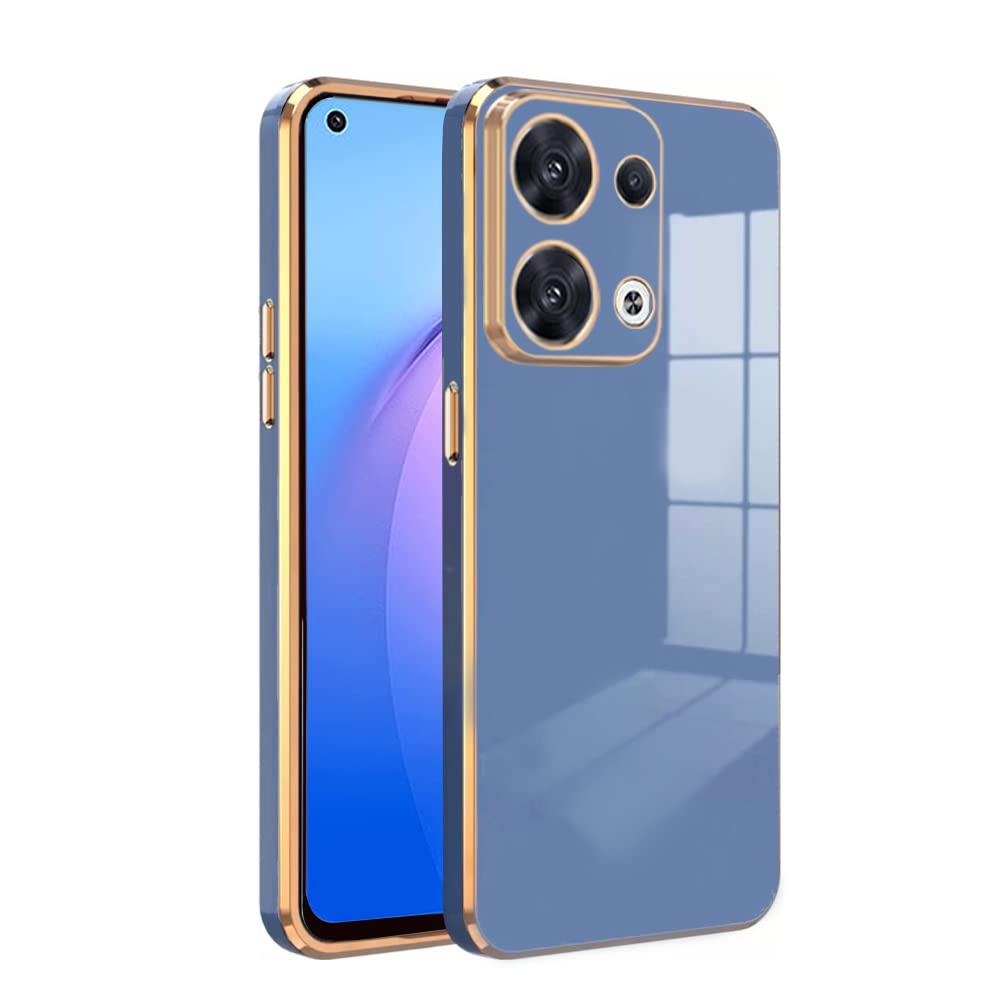 Premium 6D Chrome Back  Case  for Oppo Reno 8 5G |Slim & Stylish Case with Raised Lips & Camera Protection