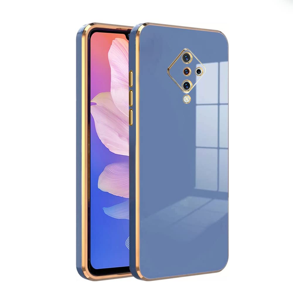 Premium 6D Chrome Back  Case  for Vivo S1 Pro |Slim & Stylish Case with Raised Lips & Camera Protection