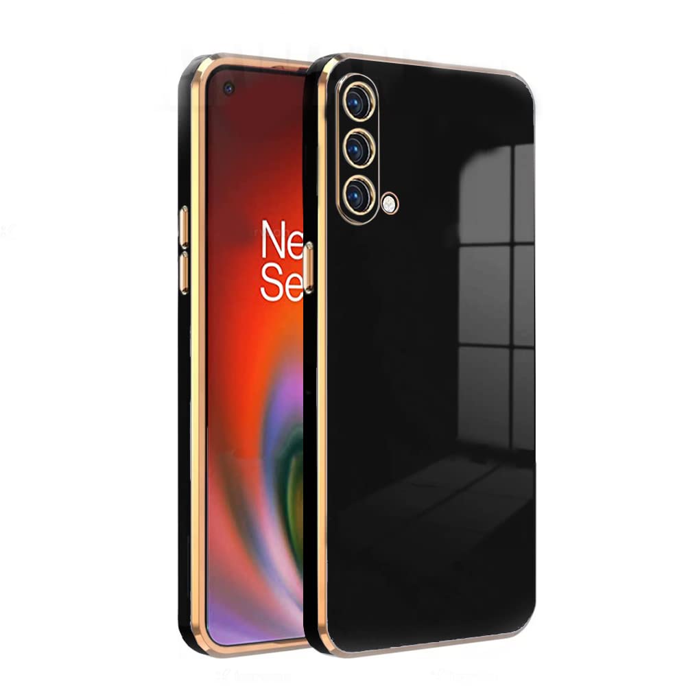 Premium 6D Chrome Back  Case  for OnePlus Nord CE 5G |Slim & Stylish Case with Raised Lips & Camera Protection