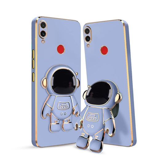 3D Astronaut Case for Folding Stand Back Case For Redmi MI Note 7 | SOFT TPU Electropated Stand