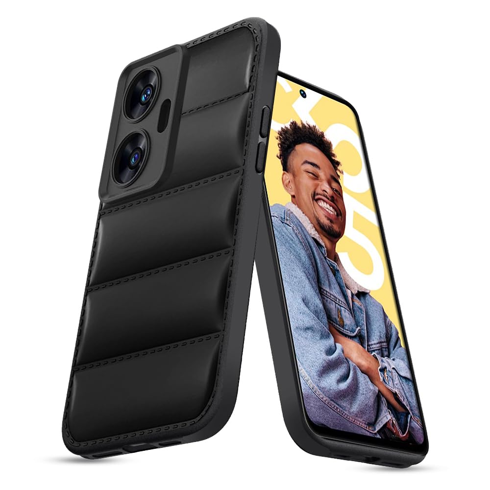 Karwan Air Puffer Back Cover For Realme C55 - Karwan