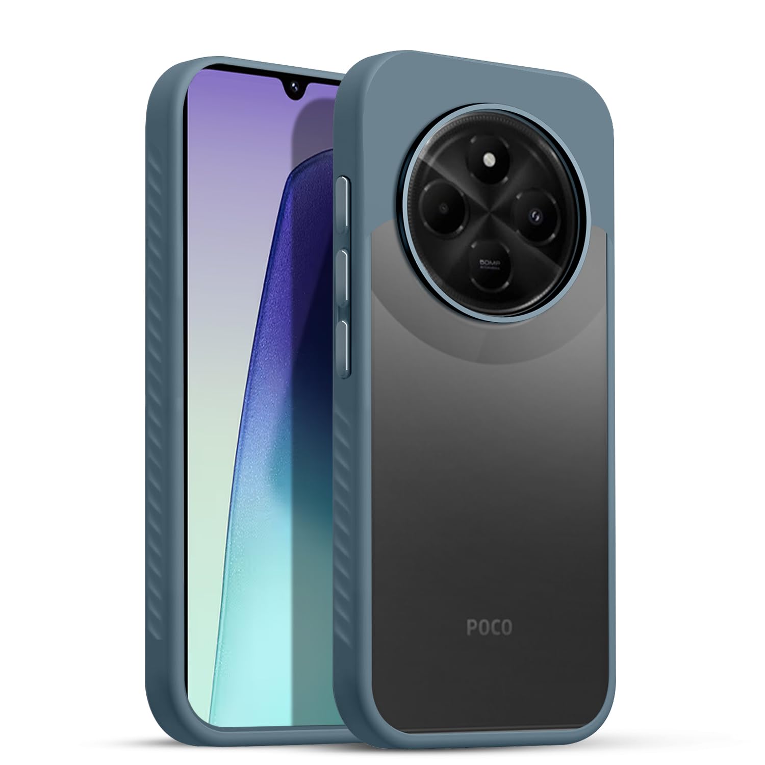 FrostHaze Phantom Mobile Back Case for Poco C75
