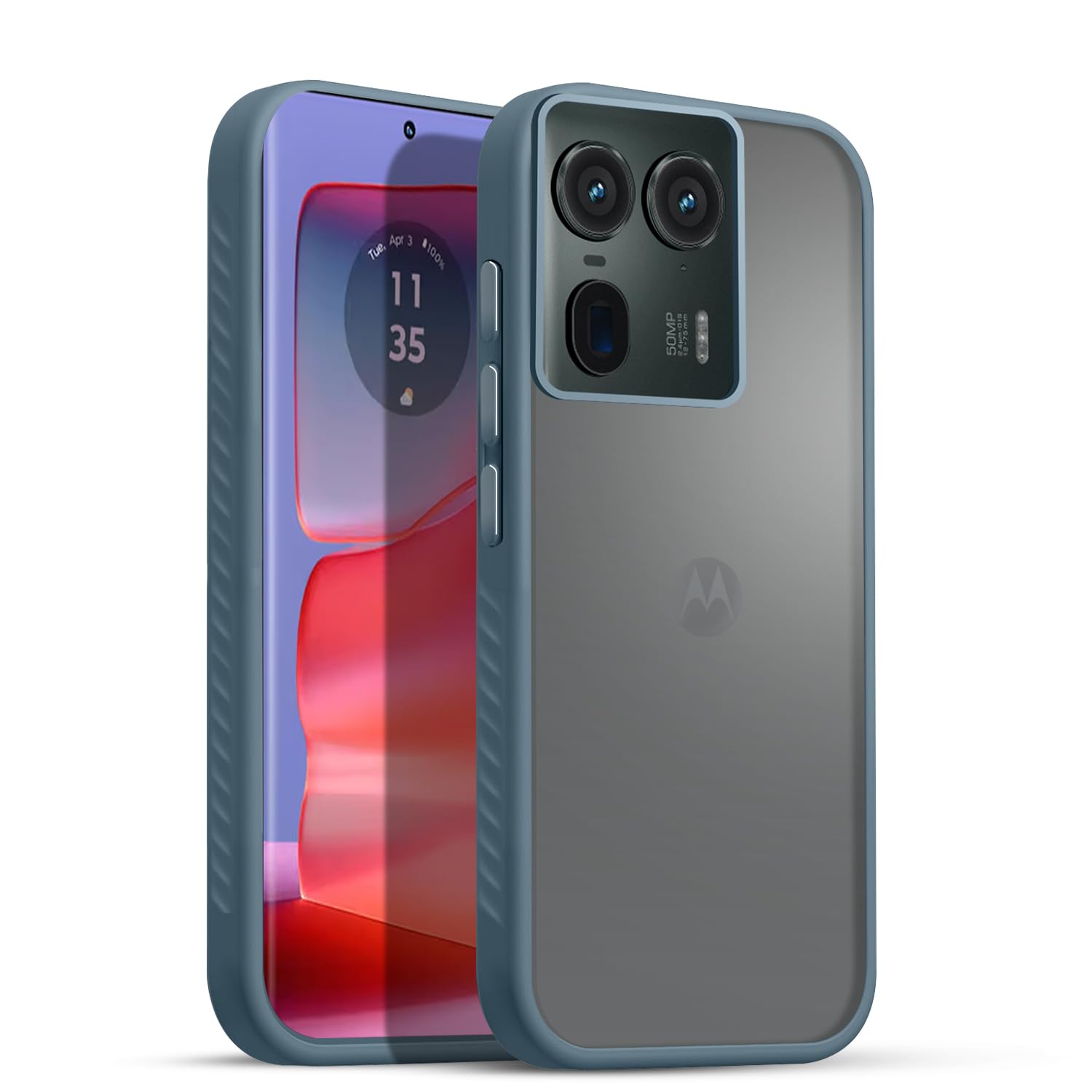 FrostHaze Phantom Mobile Back Case for Moto Edge 50 Ultra