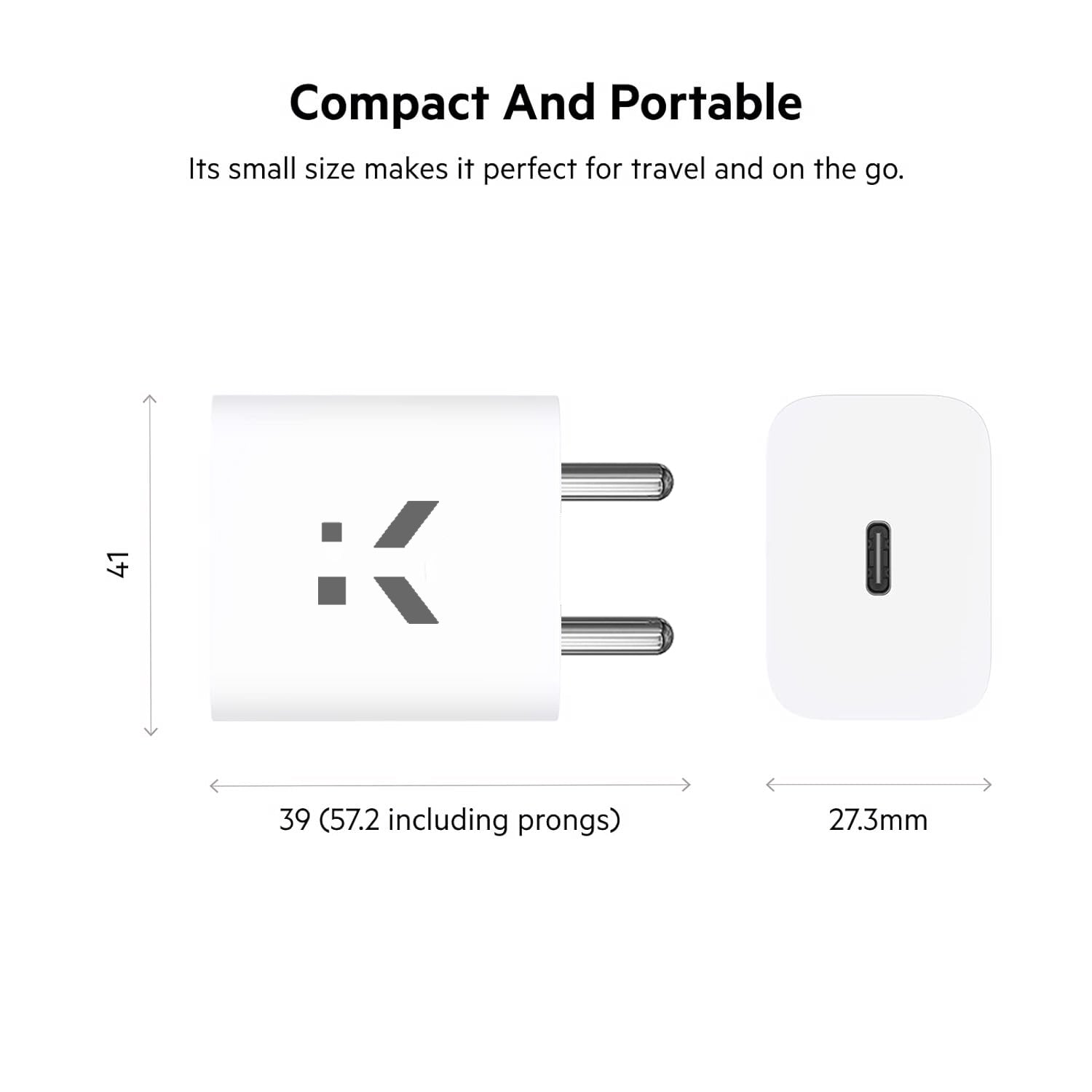 Karwan 20W Fast Charger for iPhones with Lightning Cable – PD Enabled