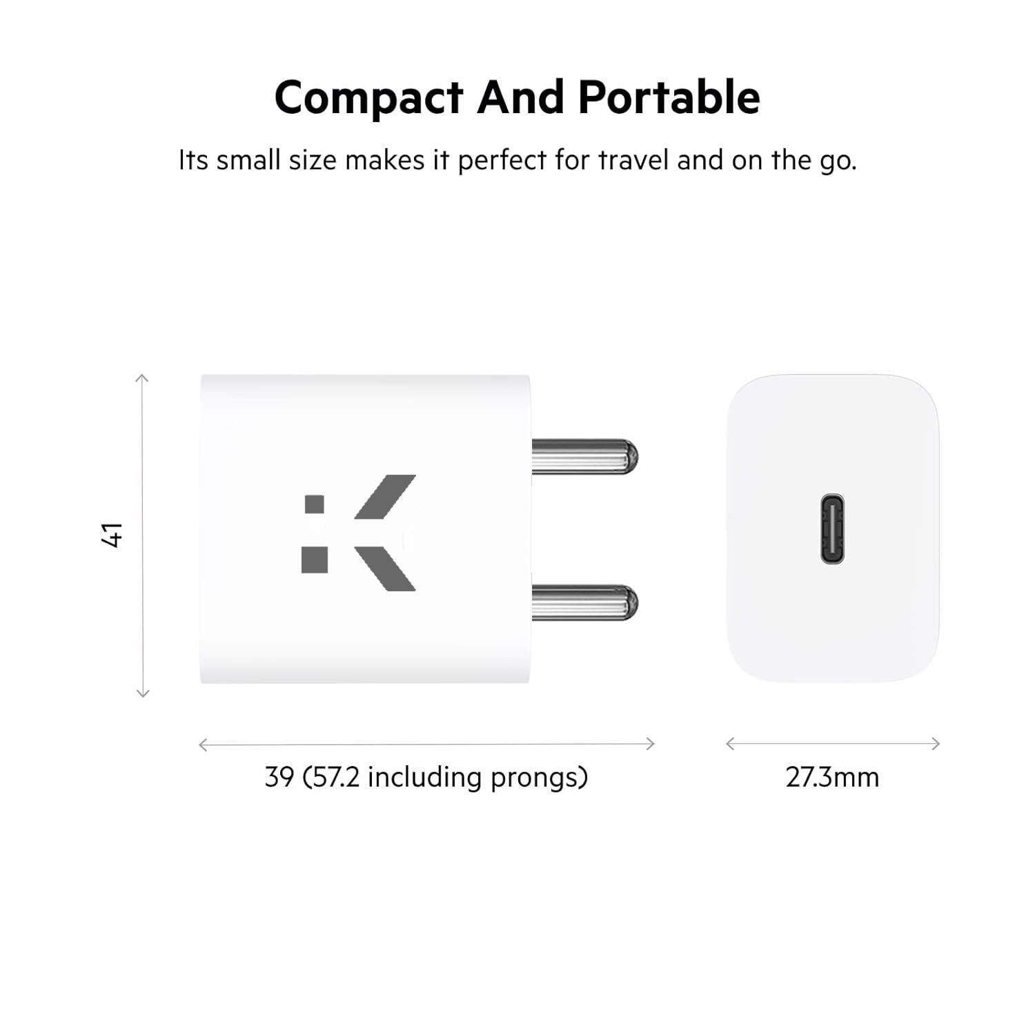 Karwan 20W Type-C Fast Charger with USB-C PD – Compact and Efficient - Karwan