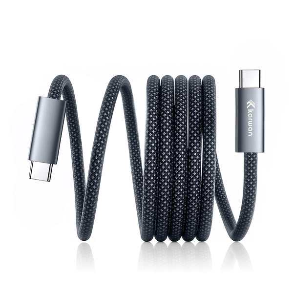 KARWAN 100W Braidex Cord USB Type-C to Type-C Fast Charging Cable