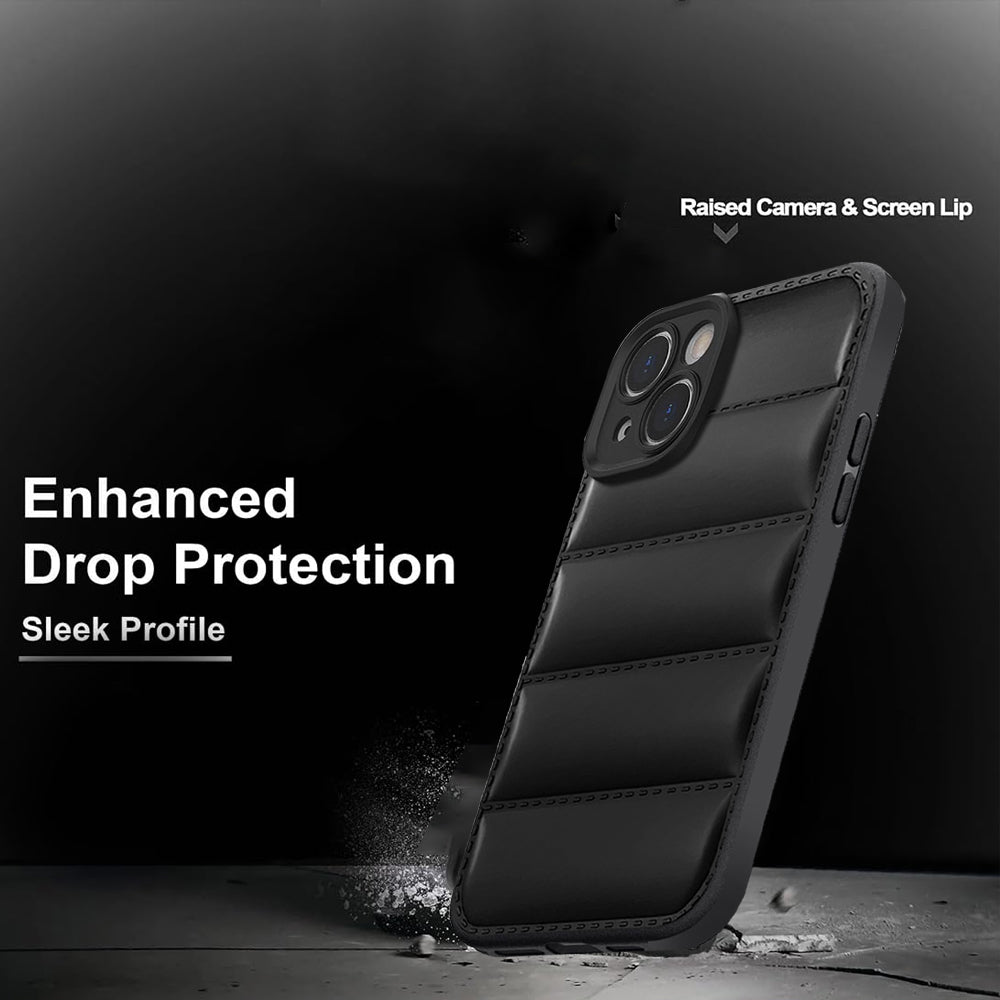 Air Puffer Back Cover for  Apple iPhone 14PLUS Black - Karwan