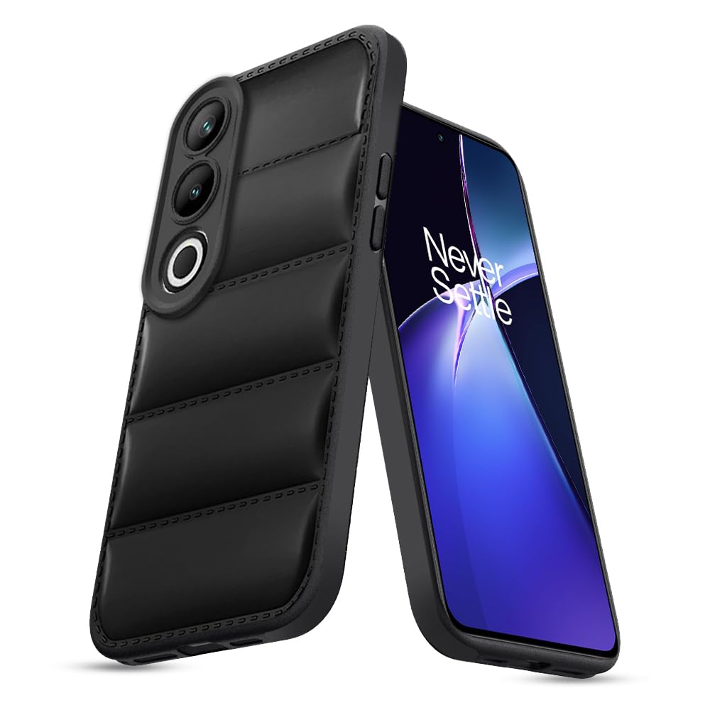 Air Puffer Back Cover for  Oneplus Nord CE4 5G Black - Karwan