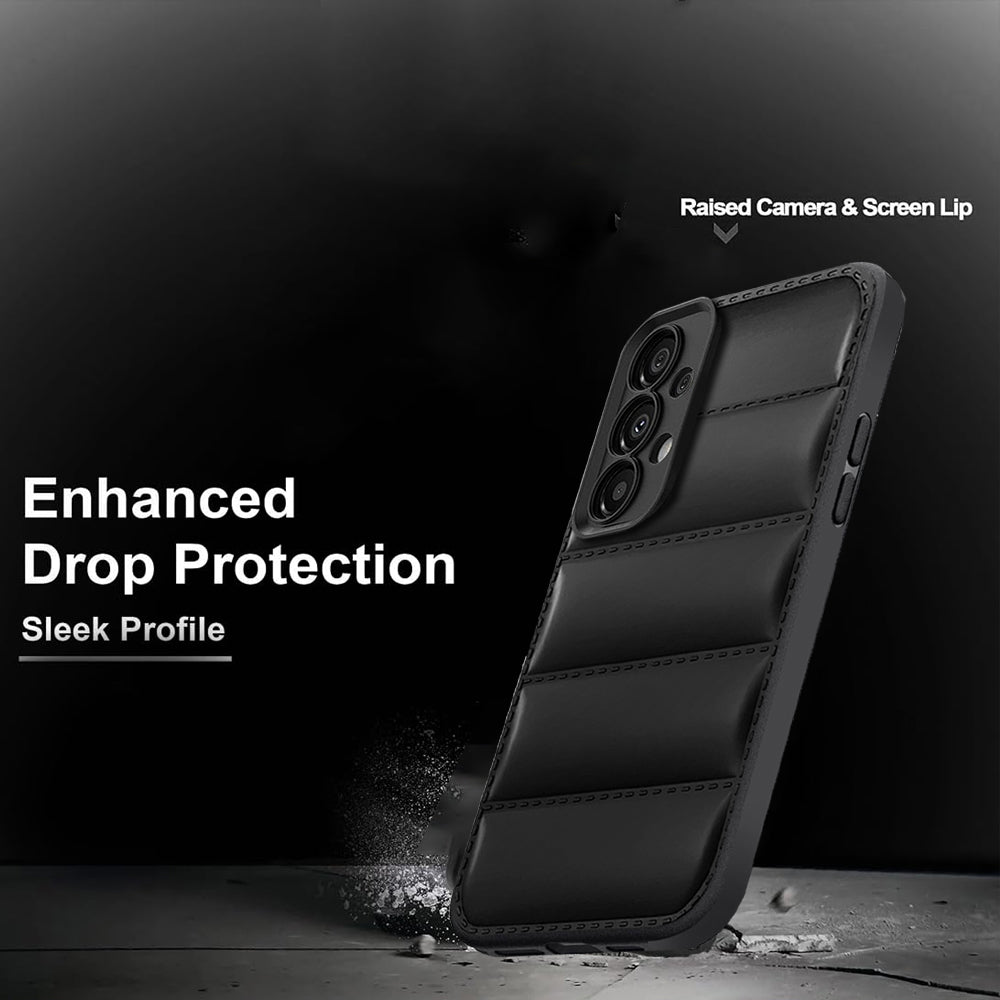 Air Puffer Back Cover for  Samsung A53 Black - Karwan