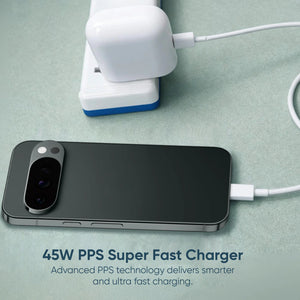 KARWAN 45W PD & PPS Rapid Fast Charging Adapter with Type C Cable For Google Devices - Karwan