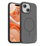 Karwan MagEaze iPhone 15 Back Cover Matte Black - Anti-Fingerprint MagSafe Slim Case India