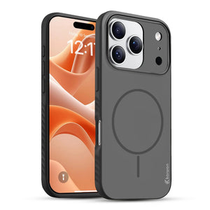 Karwan Matte MagEaze Case for iPhone 17 Pro Max - Matte Black MagSafe Compatible Slim Cover India