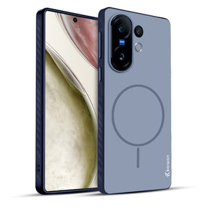 Karwan Matte MagEaze Case for Vivo X200FE - Navy Blue Slim Anti-Fingerprint Cover India ₹499