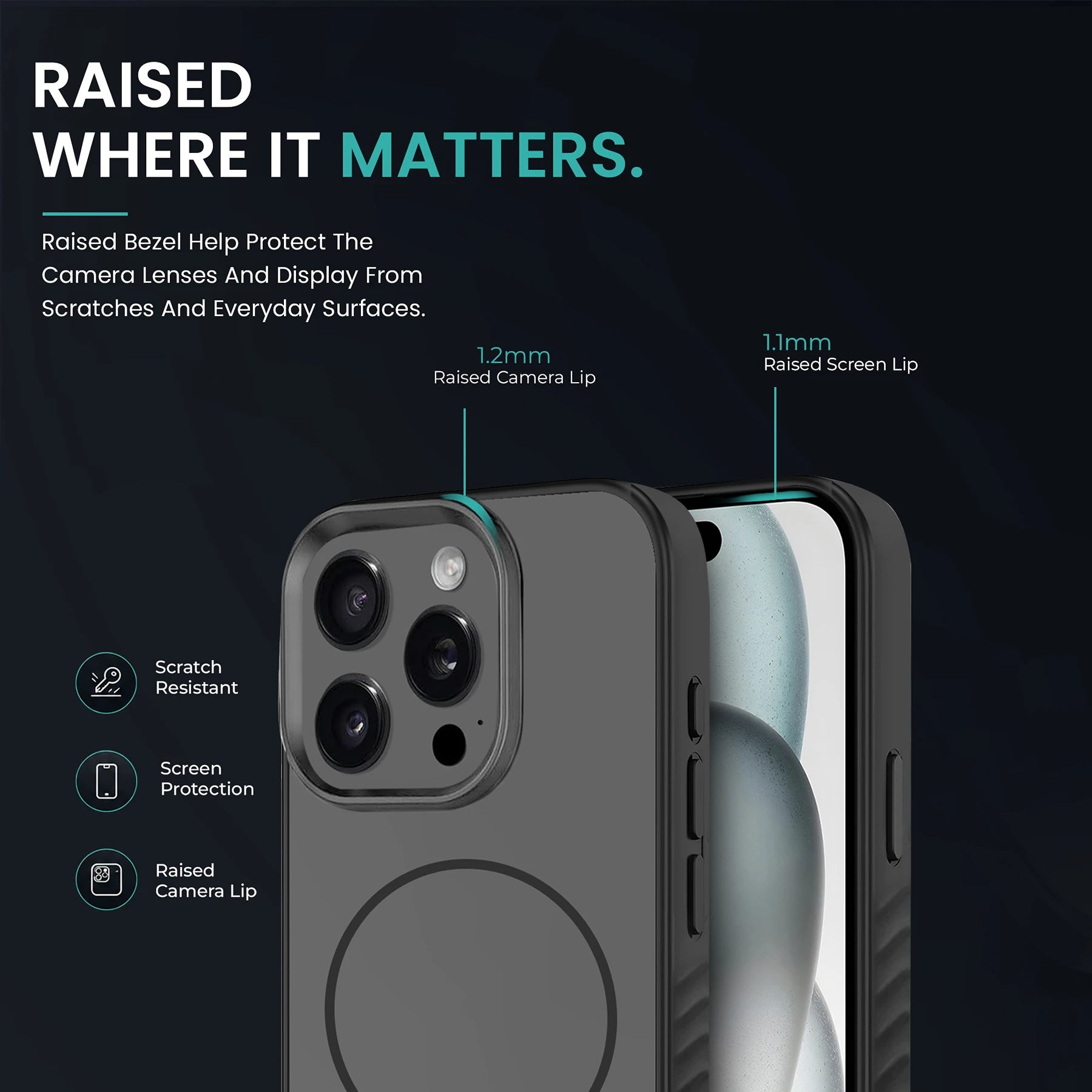 KARWAN D-GRIP MAGEAZE CASE Cover For Compatible With iPhone 16 Pro