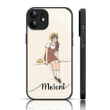 Karwan Girls Printed Customize Name Glass Phone Case For iPhone 11 Karwan iphone 11