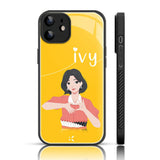 Karwan Girls Printed Customize Name Glass Phone Case For iPhone 11 Karwan iphone 11