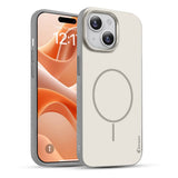 Karwan MagEaze iPhone 15 Case Stone Grey - Premium Matte Finish Slim Back Cover India