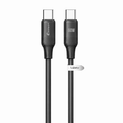 Karwan Aqkuro 60W Liquid Silicone Type-C to Type-C Fast Charging Cable (1.5m)