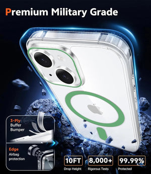 Karwan MagSafe iPhone 14 Case – Strong Magnetic Transparent Cover – India