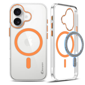Karwan MagSafe iPhone 16 plus Case – Strong Magnetic Transparent Cover – India
