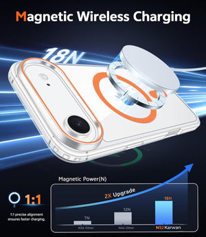 Karwan Magnetic Clear Case for iPhone 17 Air - Karwan