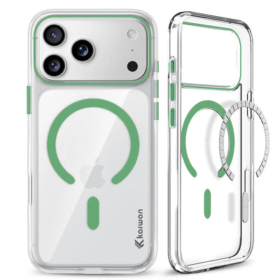 Karwan MagSafe iPhone 17 Pro Case – Strong Magnetic Transparent Cover – India