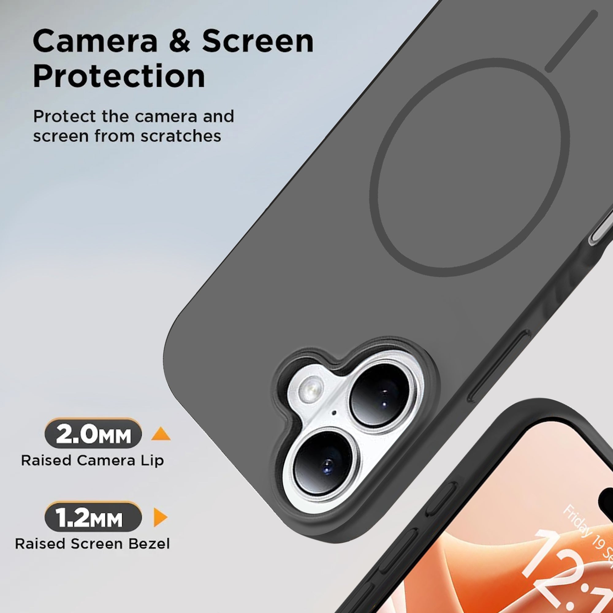 Karwan MagEaze iPhone 16 MagSafe Case - Raised Camera Bezels USB-C Cutout India ₹499
