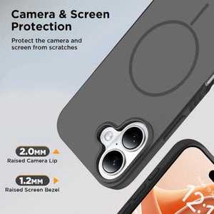Karwan MagEaze iPhone 16 MagSafe Case - Raised Camera Bezels USB-C Cutout India ₹499