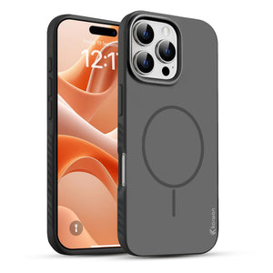 Karwan MagEaze iPhone 16 Pro Back Cover Matte Black - Anti-Fingerprint MagSafe Slim Case