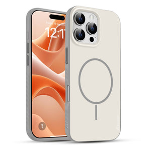 Karwan Matte MagEaze iPhone 16 Pro Case Stone Grey - Slim Drop Protection Cover India