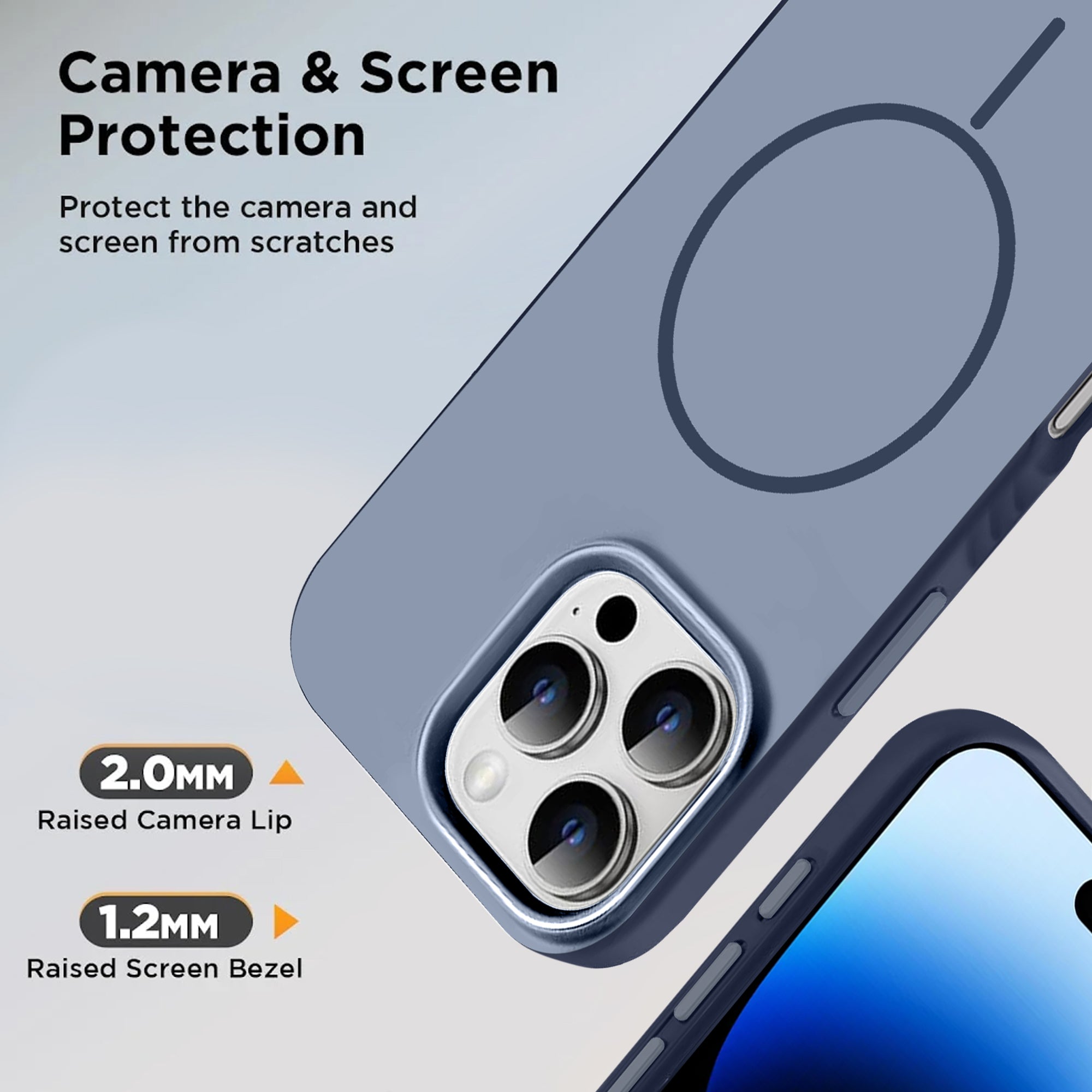 Karwan MagEaze Magnetic Phone Case featuring MagSafe compatibility, shockproof protection, scratch-resistant finish and premium slim profile.