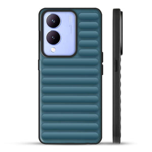 Luggage Inspired Puffer Case For Vivo Y17s