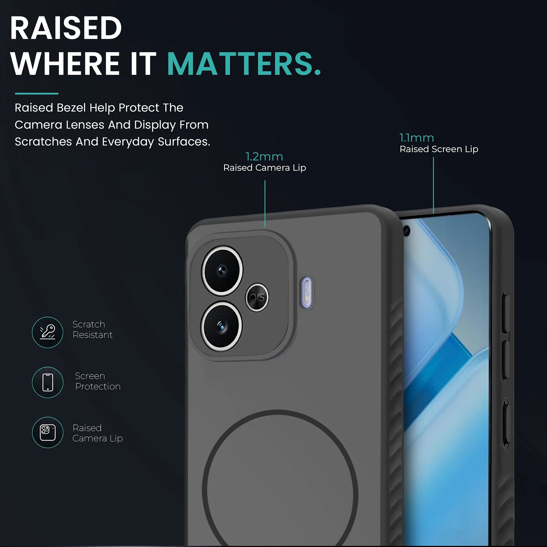 KARWAN D-GRIP MAGEAZE CASE Cover For Compatible With Iqoo Neo 10