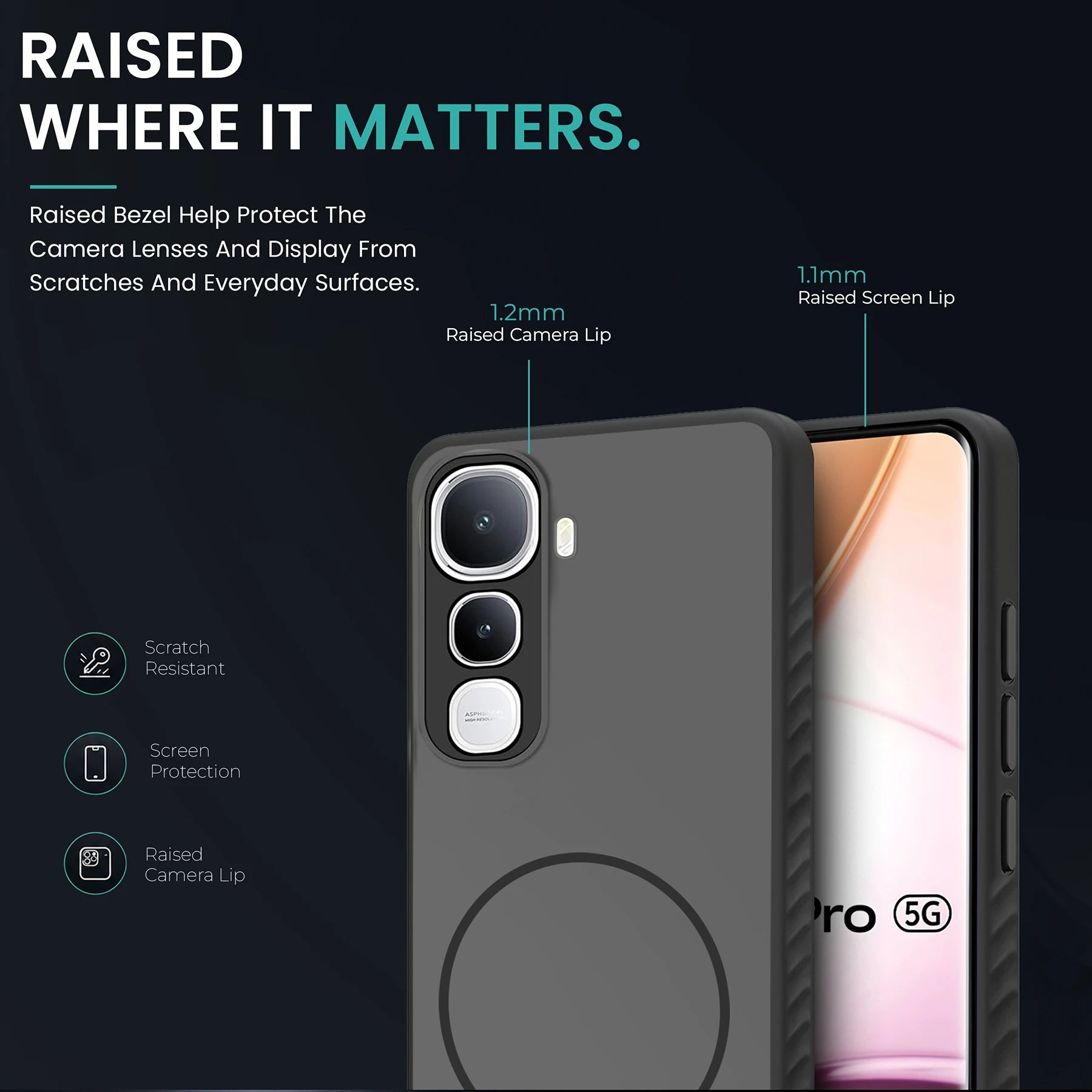 KARWAN D-GRIP MAGEAZE CASE Cover For Compatible With Vivo Y400