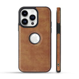 Pu Leather Back Cover for  Apple iPhone 13 Pro Max - Karwan