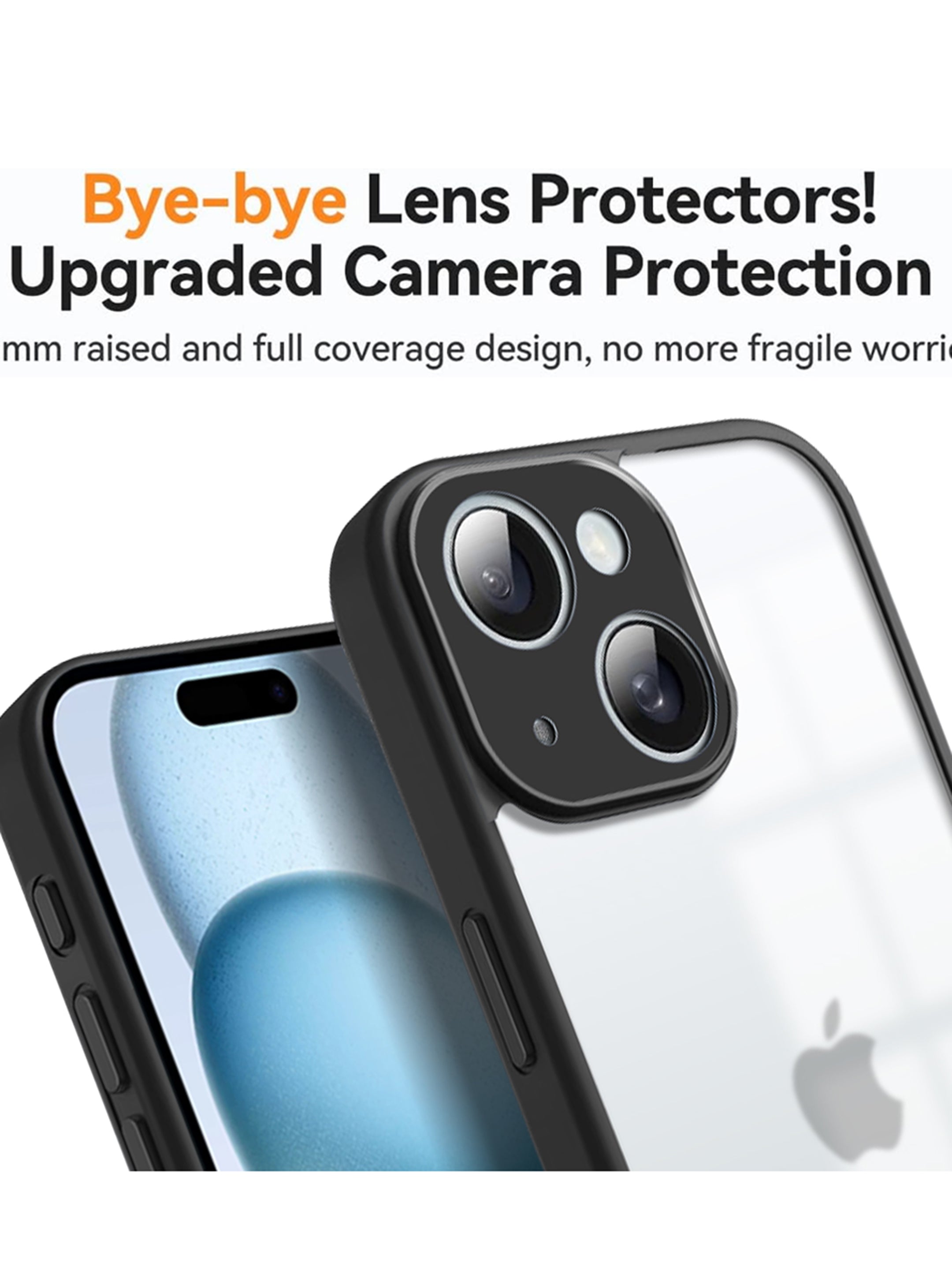 UltraShield: 360° Drop-Proof For iPhone 15 Case with Enhanced Camera Protection