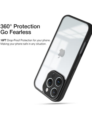 UltraShield: 360° Drop-Proof For iPhone 16 Pro Max Case with Enhanced Camera Protection