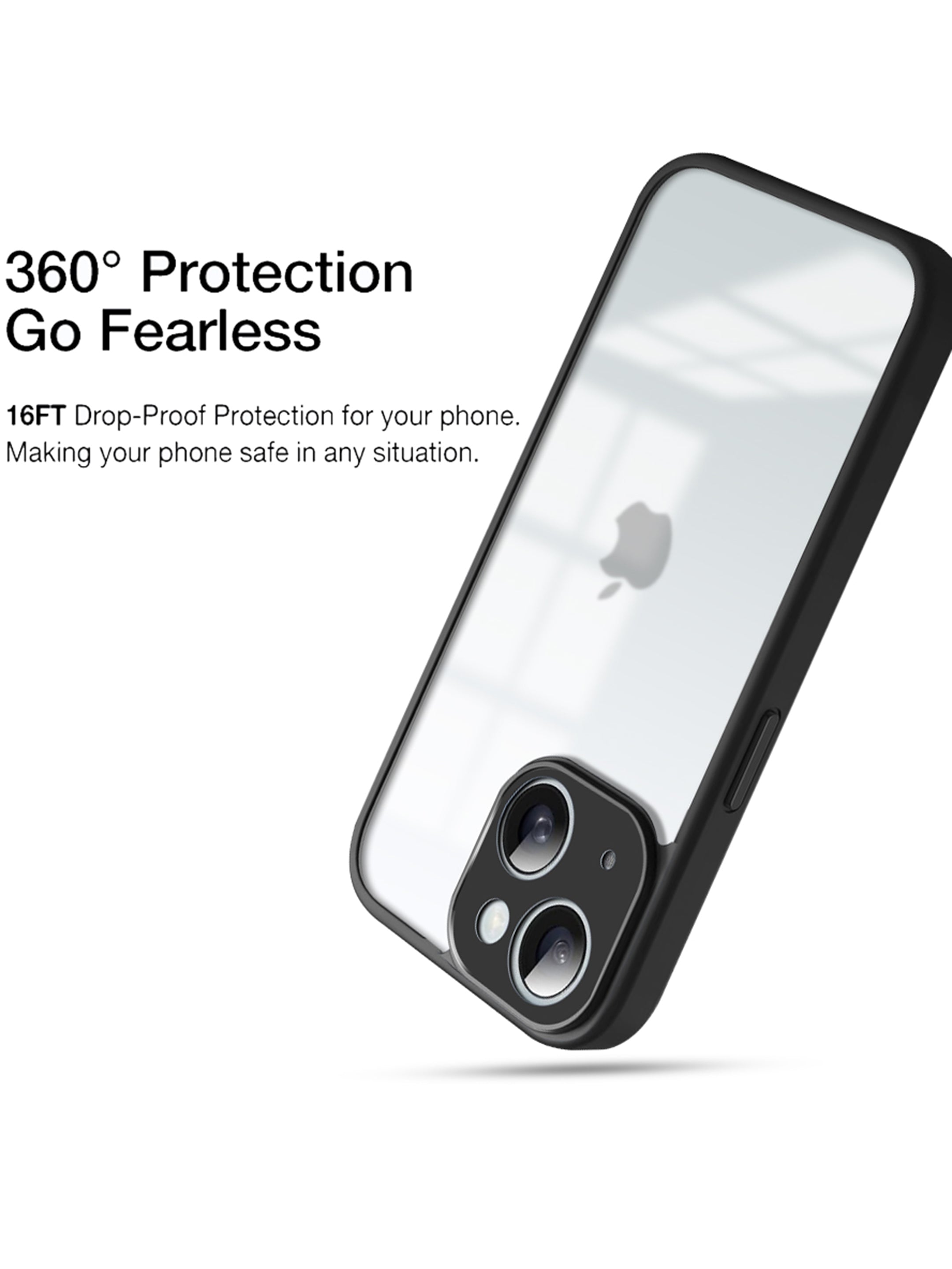 UltraShield: 360° Drop-Proof For iPhone 14 Case with Enhanced Camera Protection