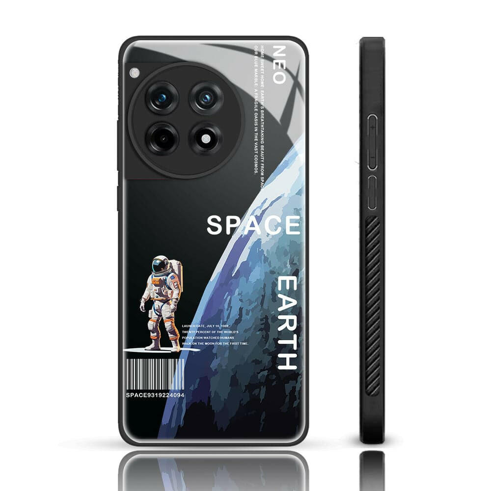 Karwan Space Series Glass Phone Back Case For Oneplus 12R Karwan oneplus 12r