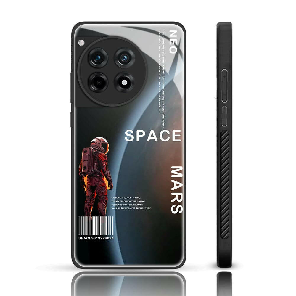 Karwan Space Series Glass Phone Back Case For Oneplus 12R Karwan oneplus 12r