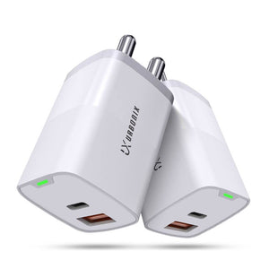 Urbonix 65W Fast Charging Adapter Only with Dual USB Ports | High Efficiency and Safety - Karwan