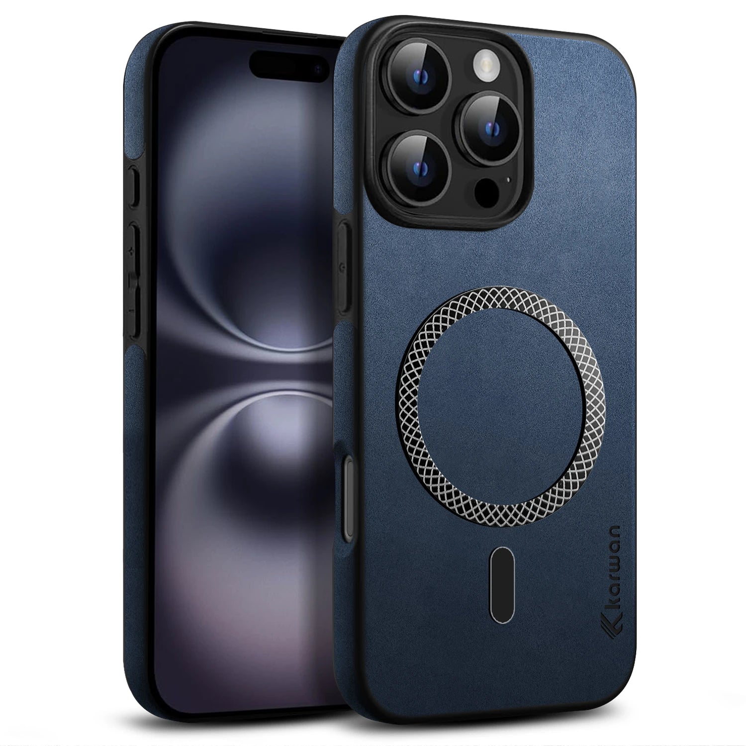 Karwan Signature Leather Mobile Case For iPhone 16 Pro Max