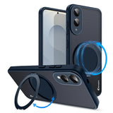 Karwan GhostRing MagSafe Rotating Ring Stand Case For Samsung Galaxy S25 Edge