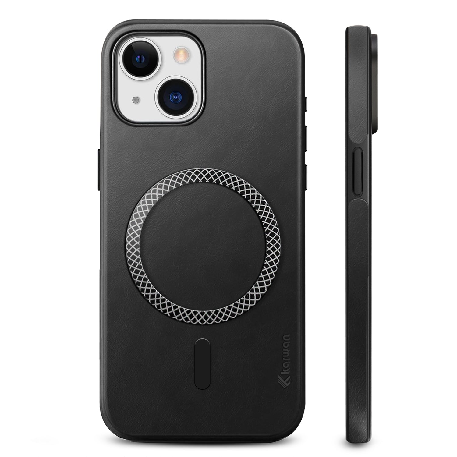 Karwan Signature Leather Mobile Case For iPhone 13