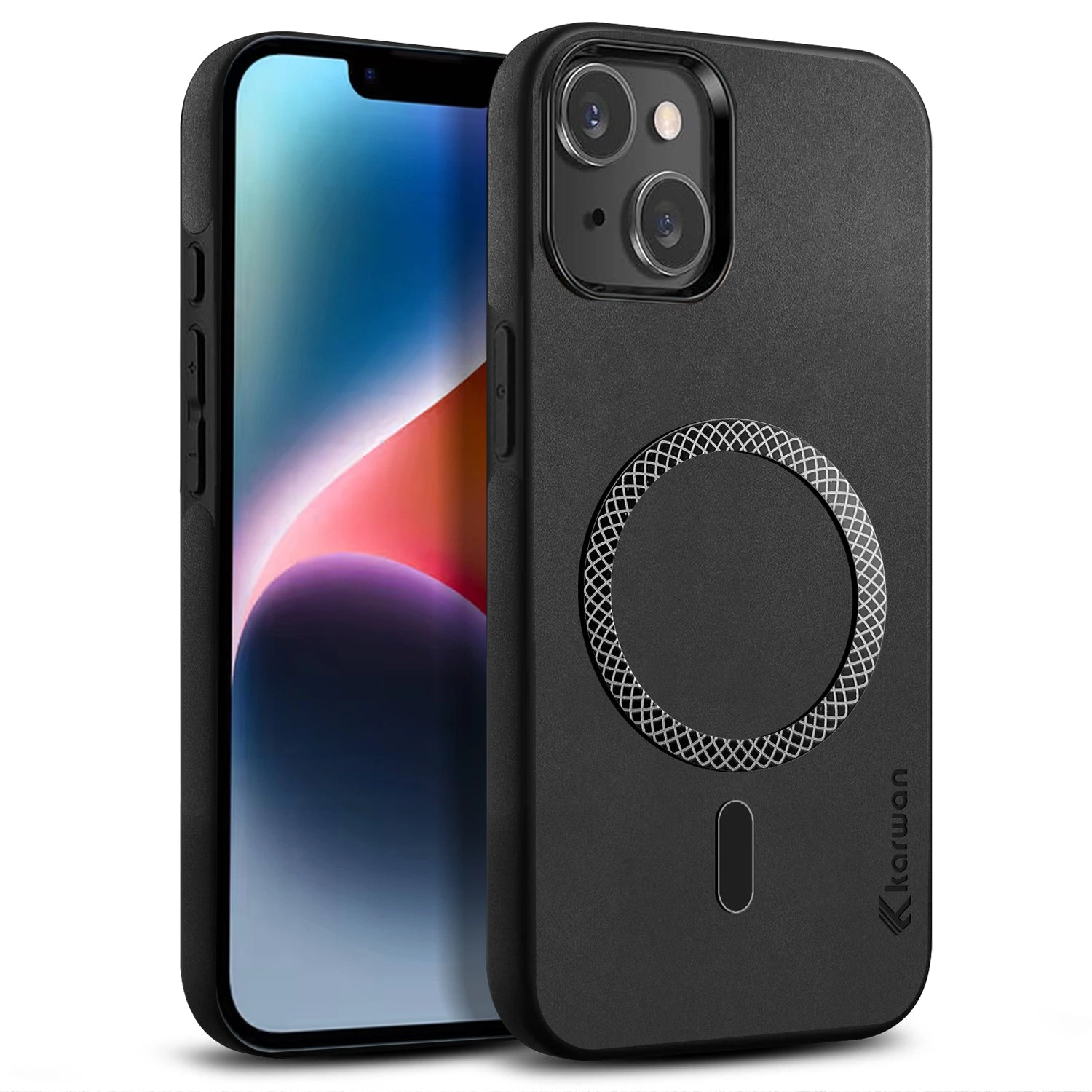 Karwan Signature Leather Mobile Case For iPhone 14 Plus