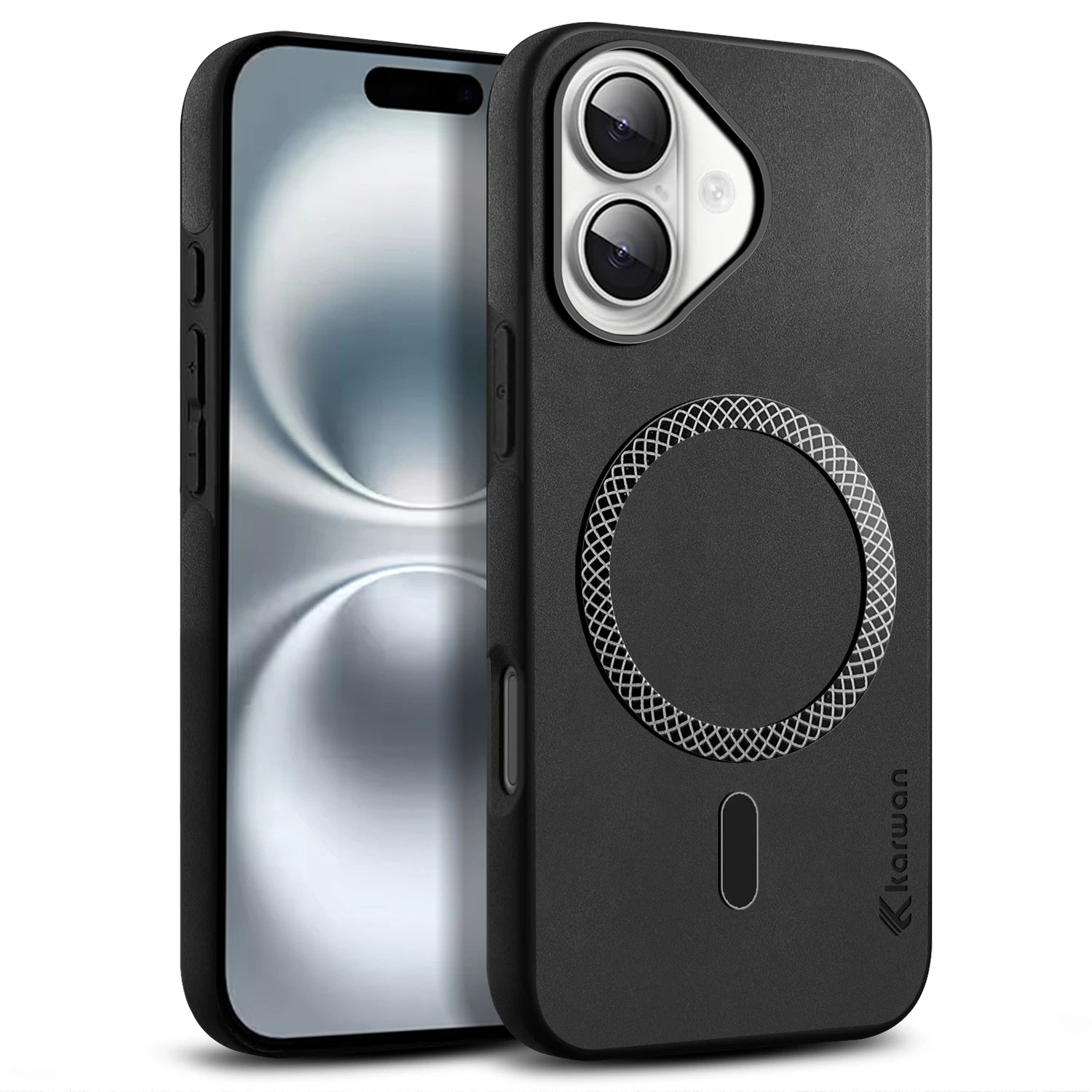 Karwan Signature Leather Mobile Case For iPhone 16