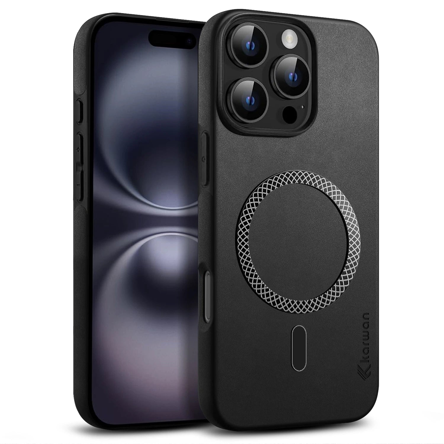 Karwan Signature Leather Mobile Case For iPhone 16 Pro